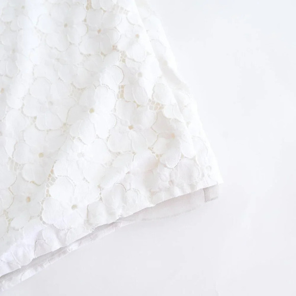 Diane Von Furstenberg DVF White Floral Lace Warner Shift Midi Dress 6 - Picture 5 of 15